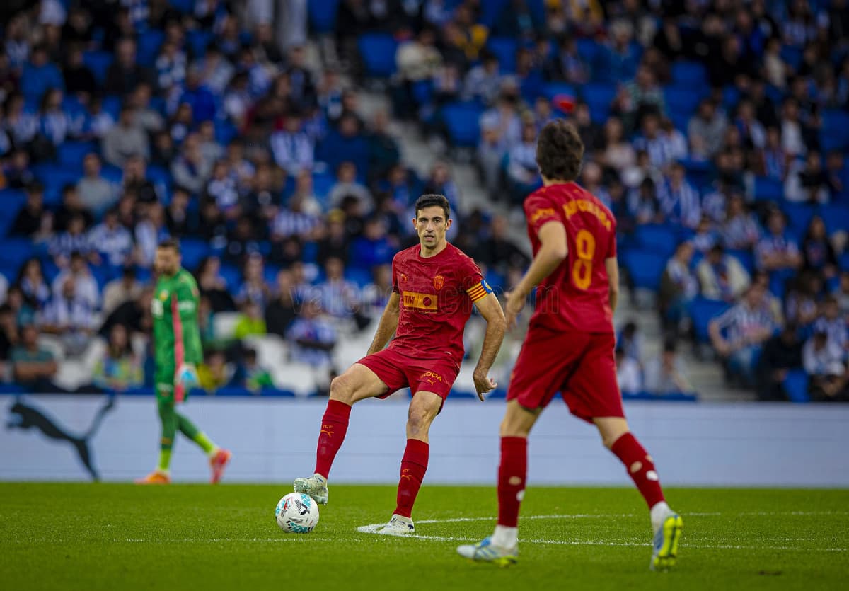 Jugadores de Valencia durante el partido