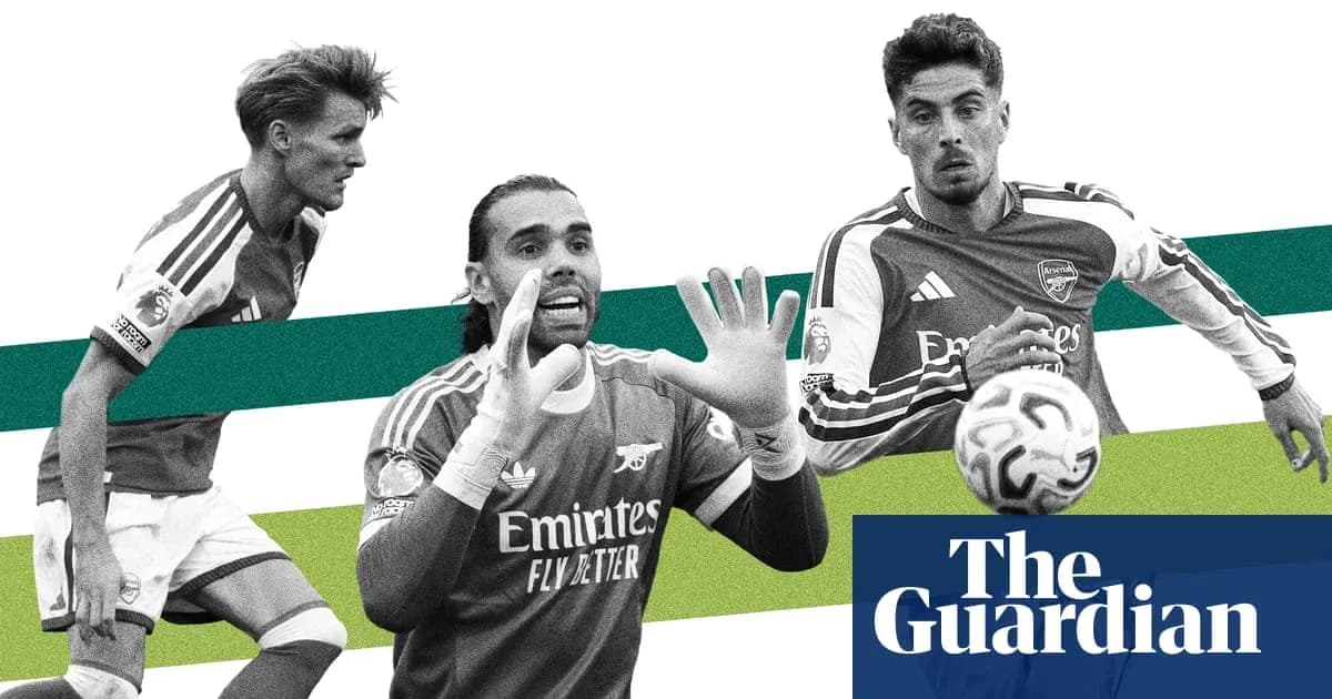 Jugadores de Arsenal en acción durante un partido