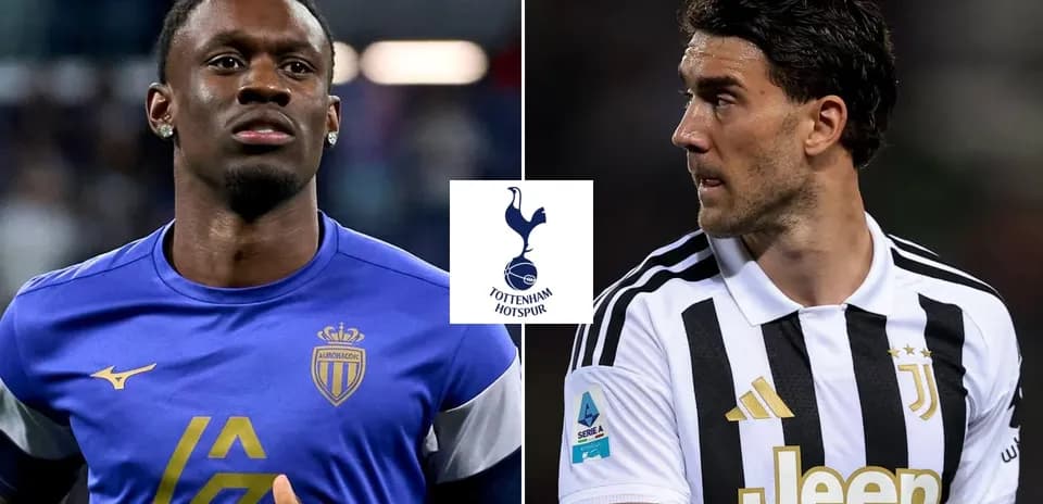 Jugadores de Mónaco y Juventus con logos de sus equipos