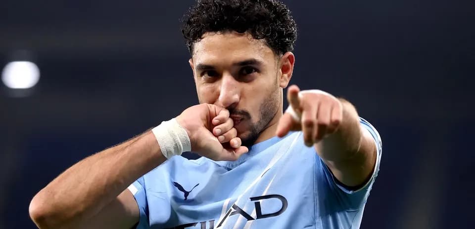 Jugador de Manchester City celebrando un gol