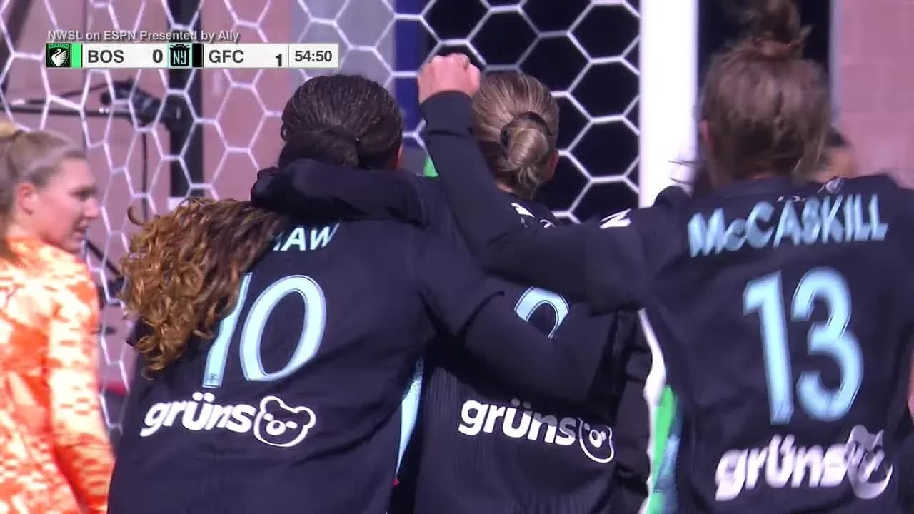 Celebración de gol del NJ/NY Gotham FC