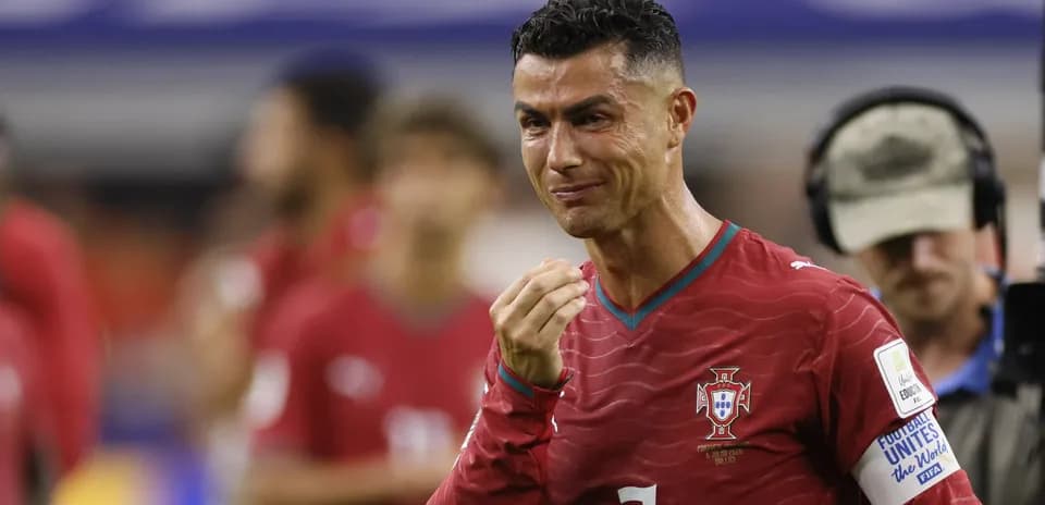 Cristiano Ronaldo en partido con Portugal