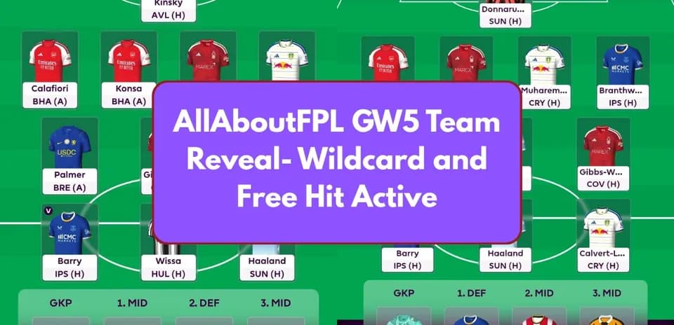 Equipo de FPL con jugadores y tácticas para GW5