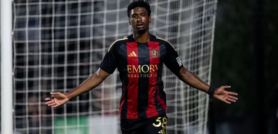 Jugador de Atlanta United II en acción