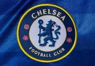 Logo del Chelsea Football Club en fondo azul