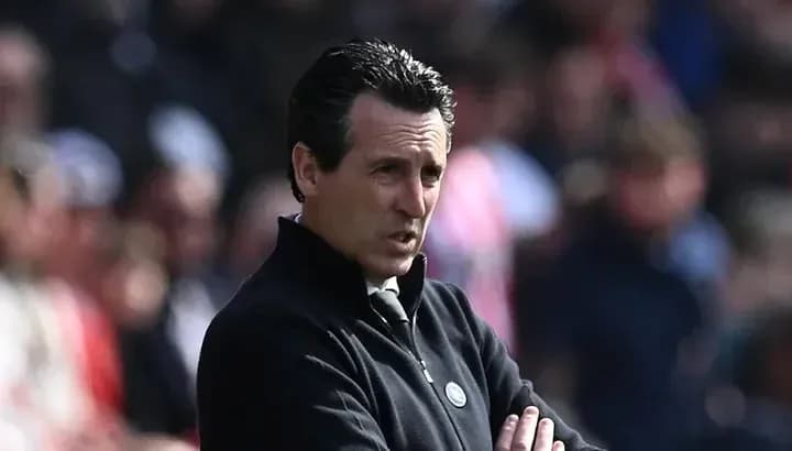 Entrenador observando el partido desde la línea lateral