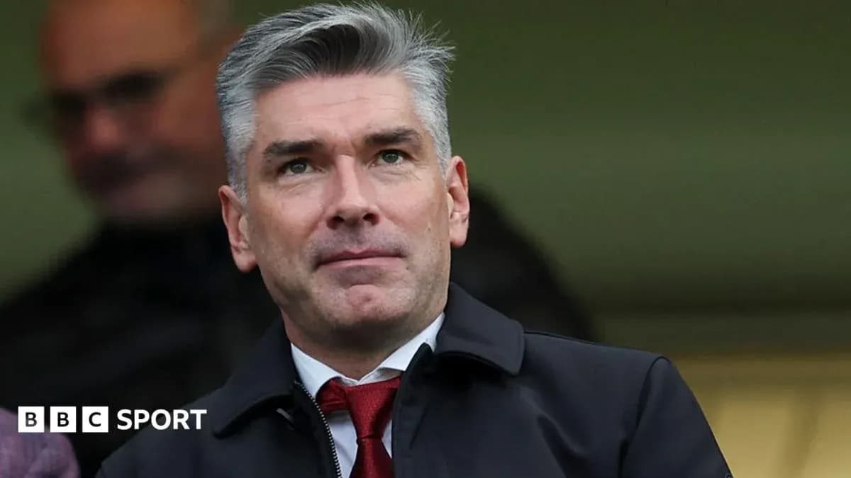 Hombre con cabello gris observando un evento deportivo