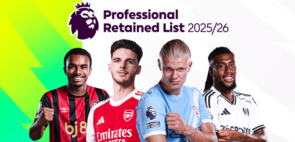 Jugadores de la Premier League mostrando camisetas de equipo
