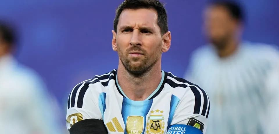 Jugador argentino en uniforme de la selección nacional
