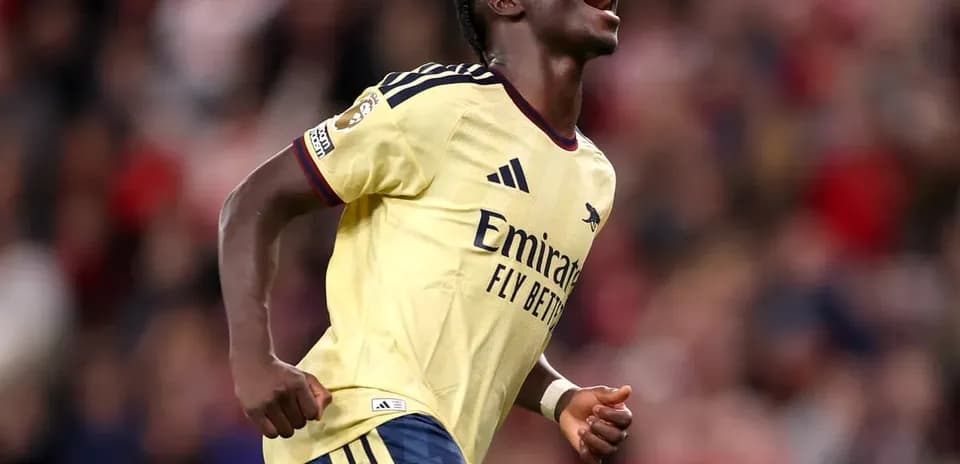 Jugador de Arsenal celebrando un gol