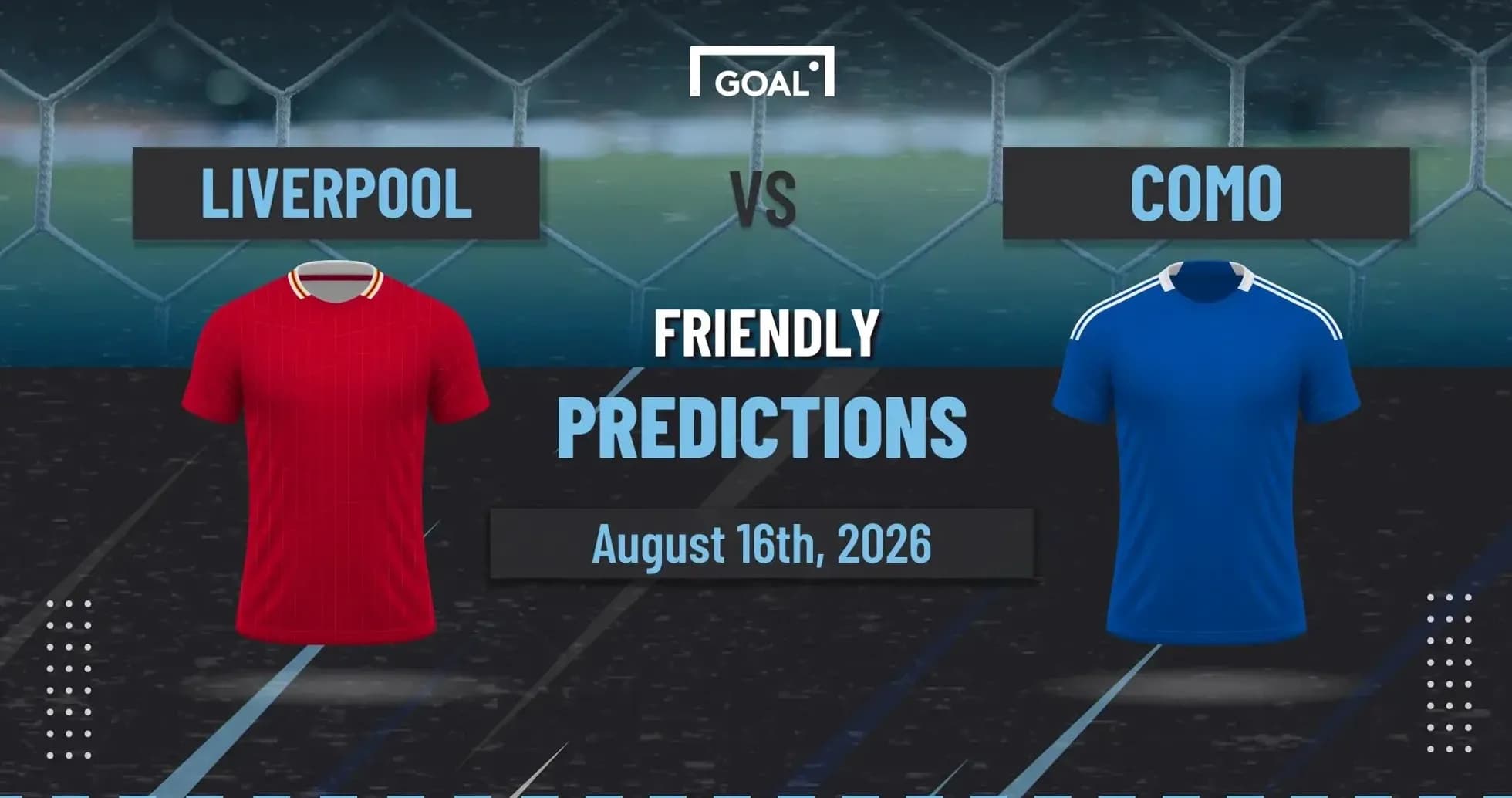 Liverpool vs Como, predicciones de partido amistoso