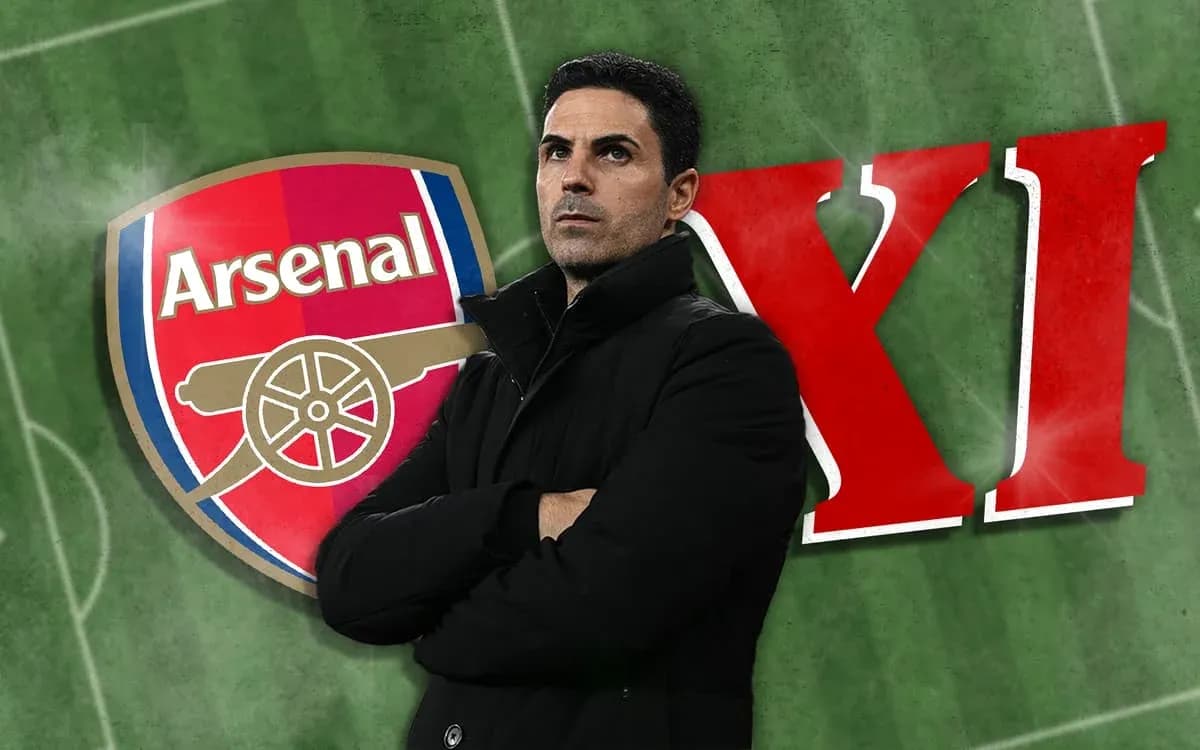 Entrenador de Arsenal con logo del equipo de fondo