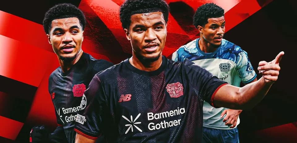 Jugador de Bayer Leverkusen en varias posesiciones
