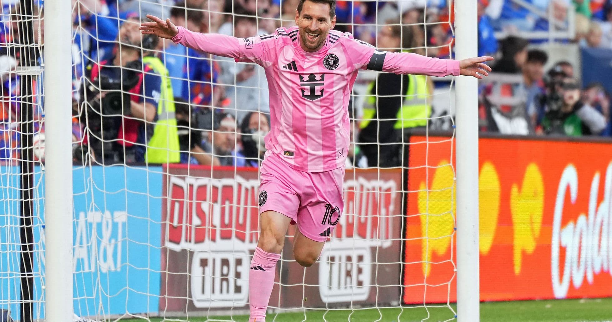 Jugador de Inter Miami celebrando un gol