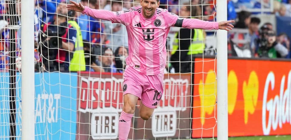 Jugador de Inter Miami celebrando un gol