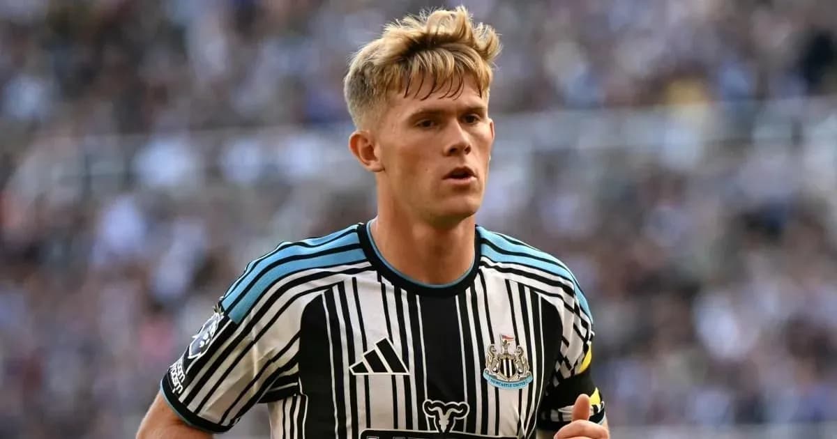 Jugador de Newcastle United en acción durante el partido