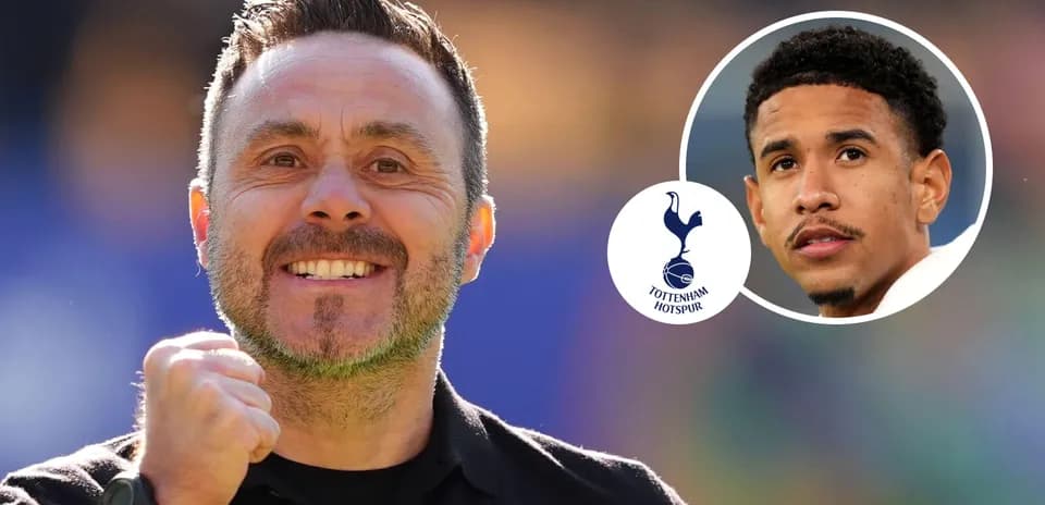 Entrenador de Tottenham Hotspur celebrando victoria