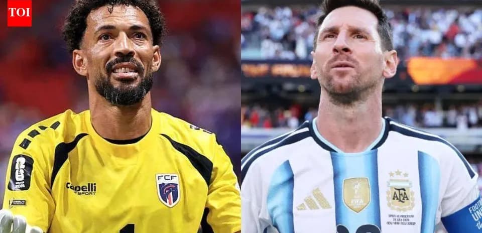 Portero y jugador de Argentina en el estadio