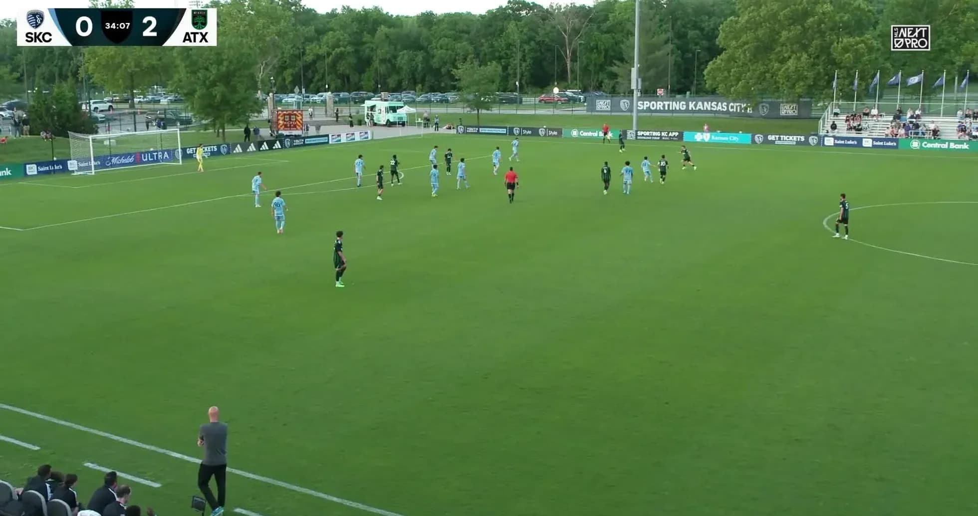 Austin II contra Sporting KC II en el partido