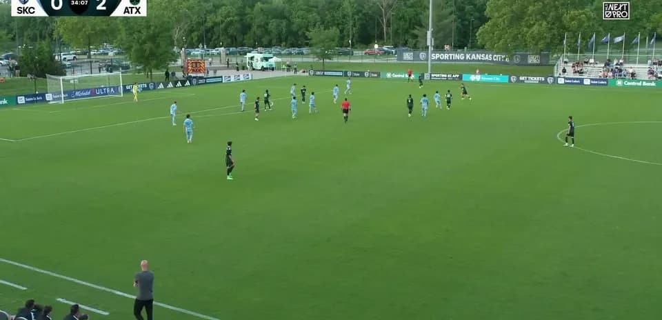 Austin II contra Sporting KC II en el partido