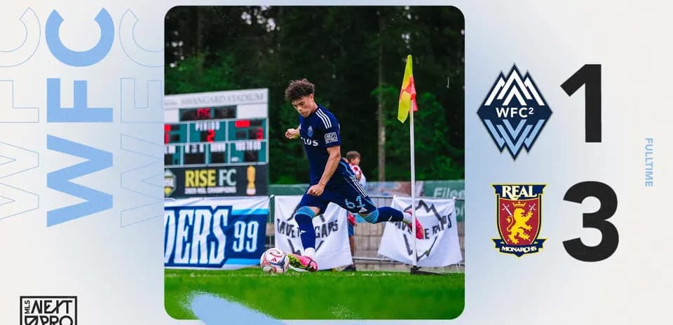Jugador del Vancouver Whitecaps II en acción