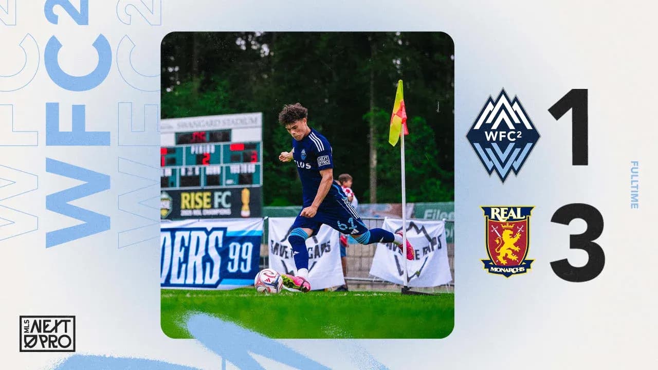 Jugador del Vancouver Whitecaps II en acción