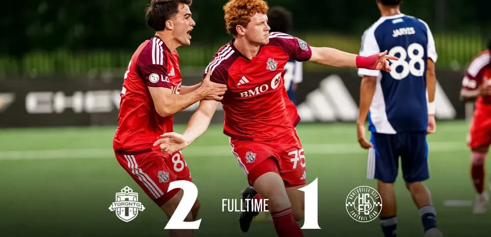 Jugadores de Toronto FC celebrando un gol