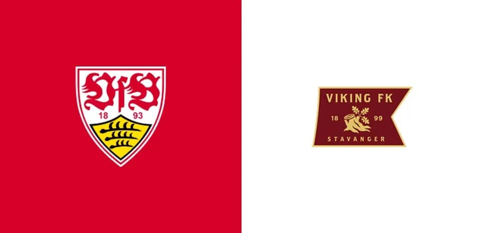 Logos de VfB Stuttgart y Viking FK