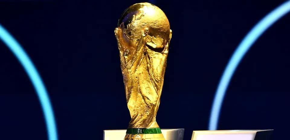 Trofeo de la Copa Mundial de la FIFA en exhibición
