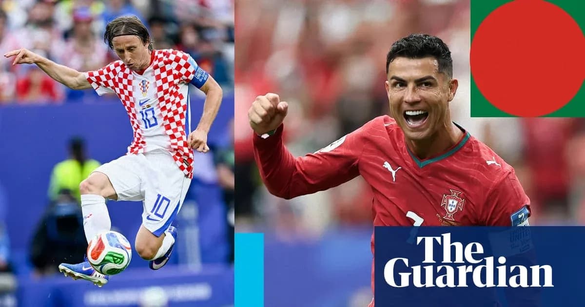 Luka Modric y Cristiano Ronaldo durante el partido
