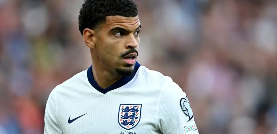 Jugador de Inglaterra durante un partido de clasificación