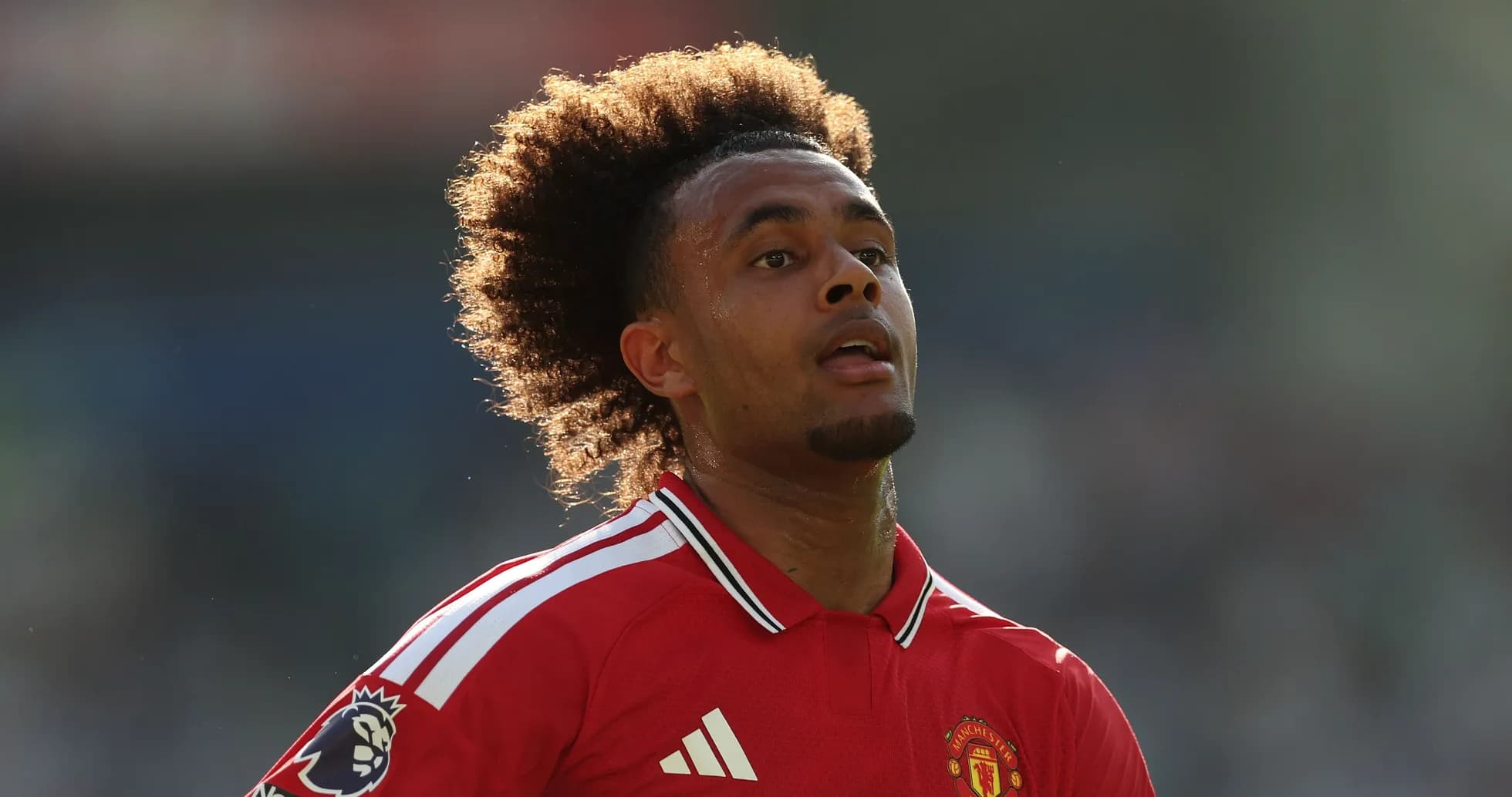 Jugador de Manchester United durante un partido