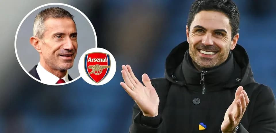 Entrenadores de Arsenal y su logo en imagen