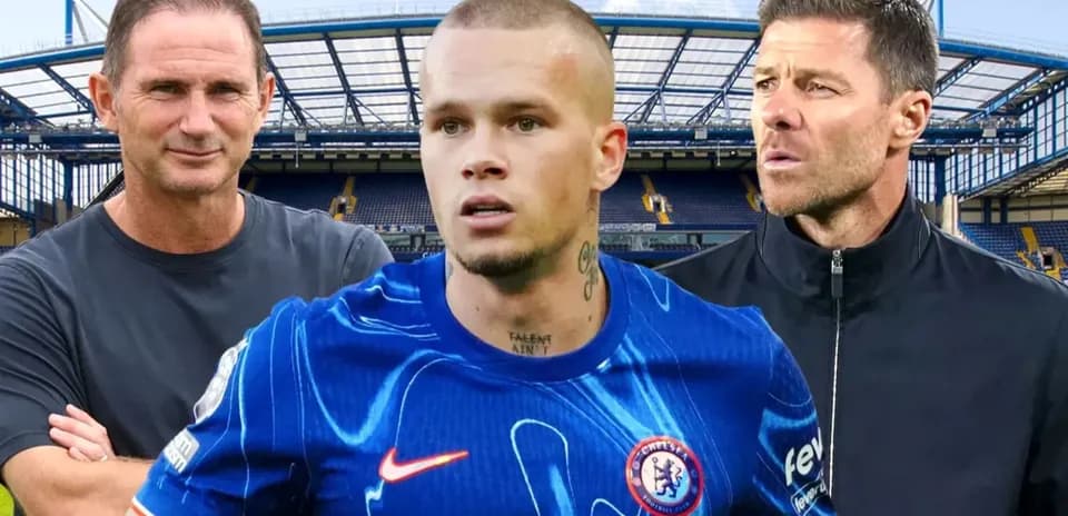 Jugadores y entrenadores de Chelsea en el estadio