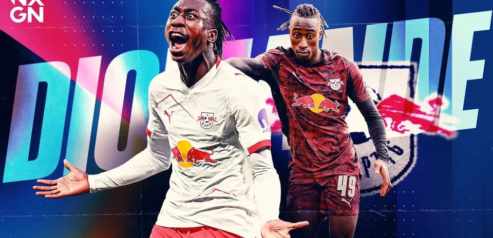 Duo de jugadores de RB Leipzig en acción