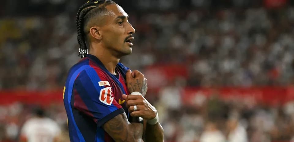 Jugador de Barcelona durante un partido en el estadio