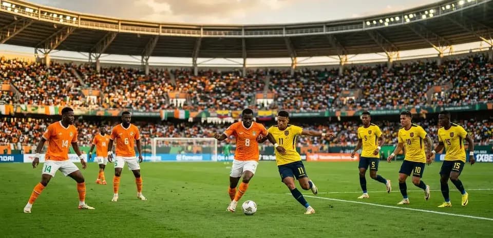 Partido entre Costa de Marfil y Ecuador