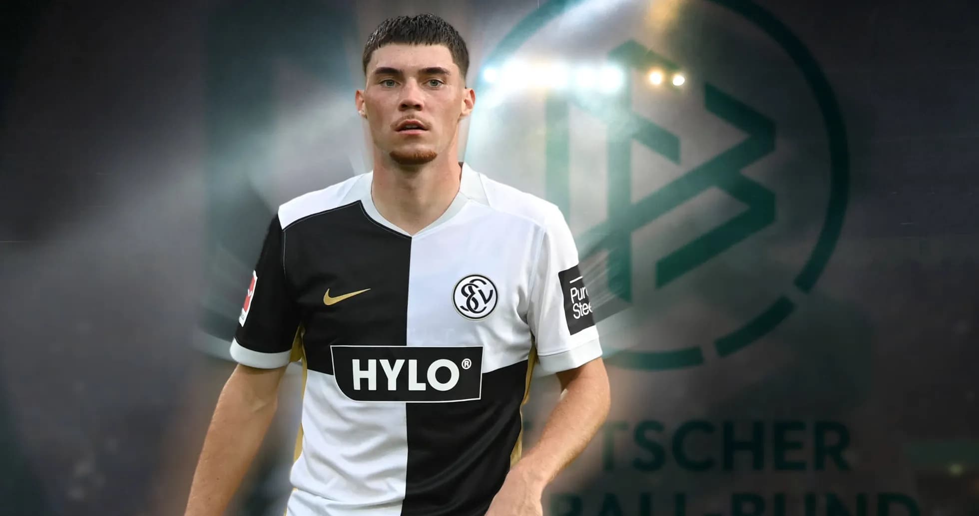 Jugador de fútbol con camiseta de SV Darmstadt 98