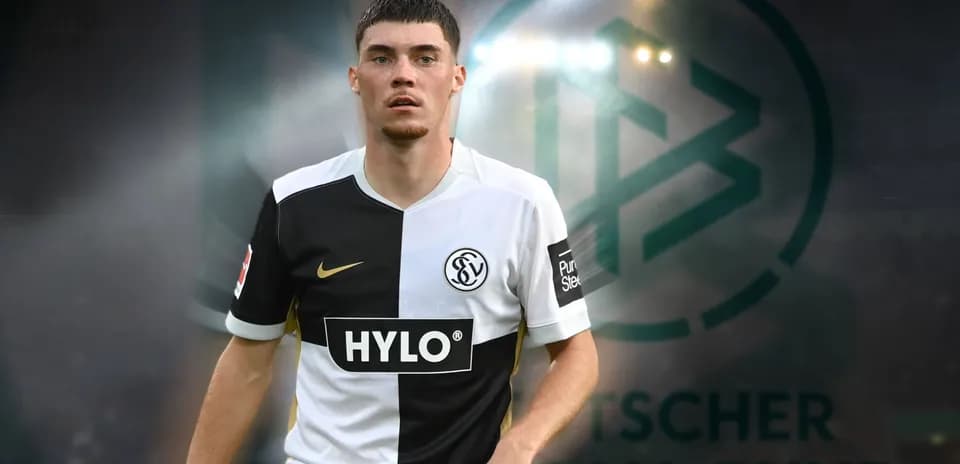 Jugador de fútbol con camiseta de SV Darmstadt 98