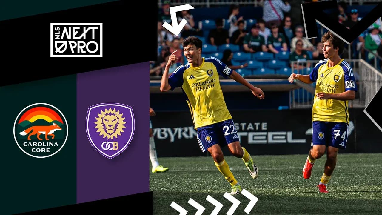 Jugadores de Orlando City II celebrando un gol