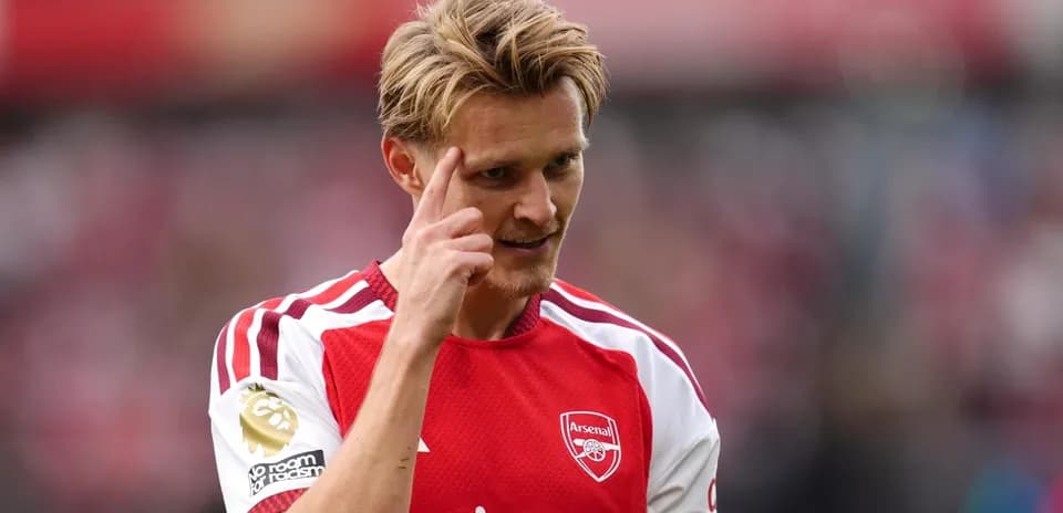 Jugador de Arsenal en partido contra Chelsea