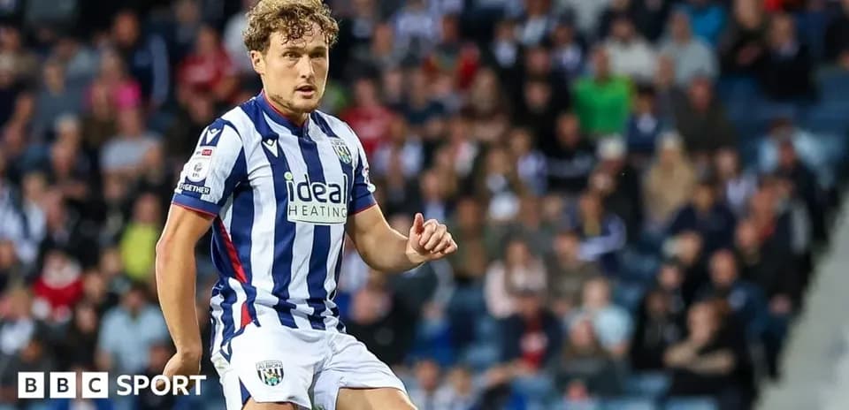 Jugador de West Bromwich Albion en acción durante el partido