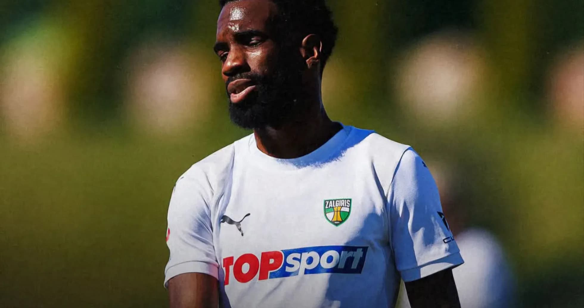 Jugador de Kauno Žalgiris en el entrenamiento