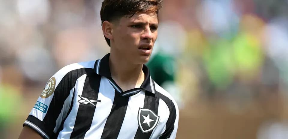 Jugador de Botafogo en el campo durante el partido