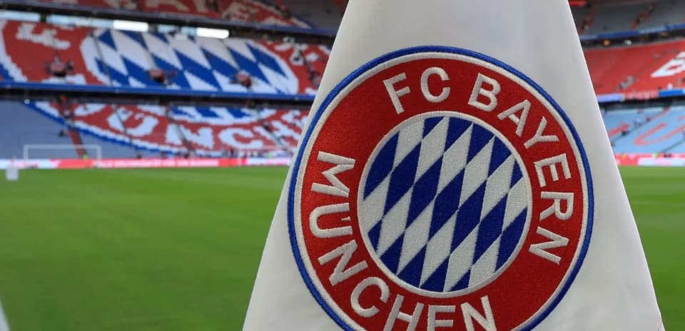 Banderín de FC Bayern München en el estadio