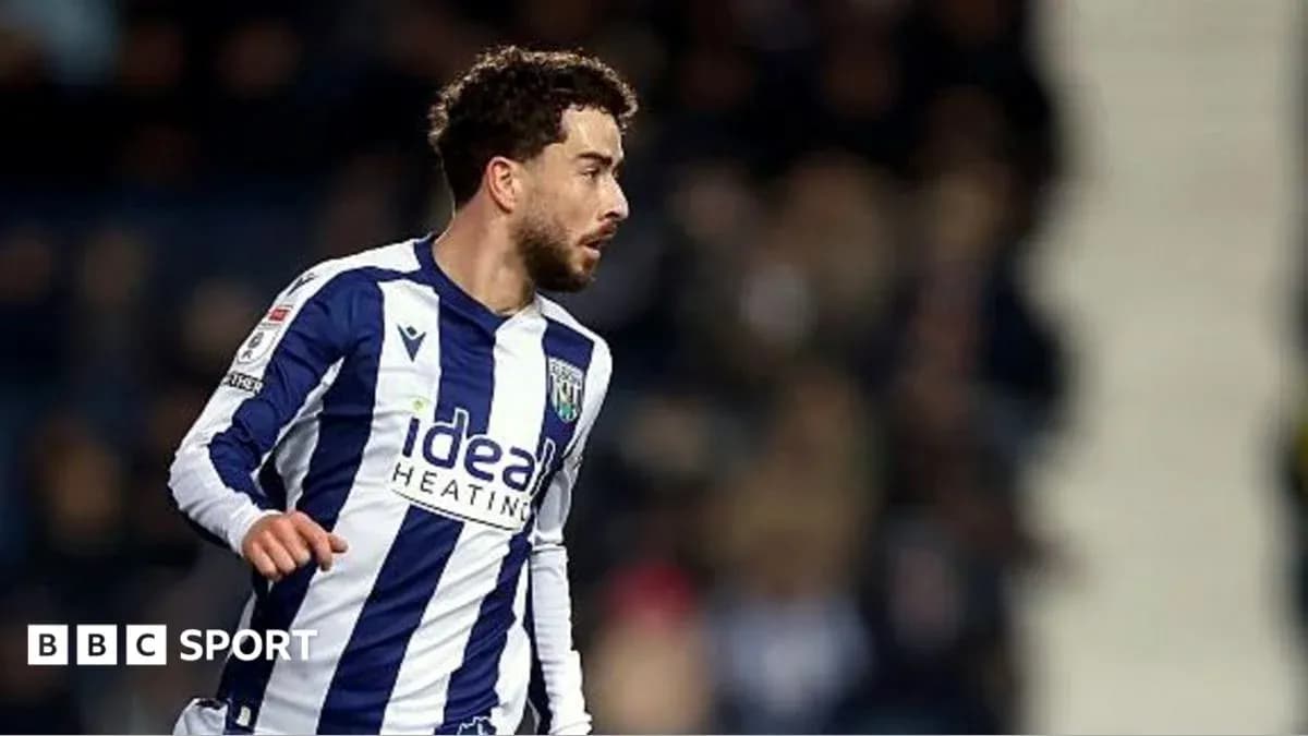 Jugador de West Bromwich Albion en acción durante partido