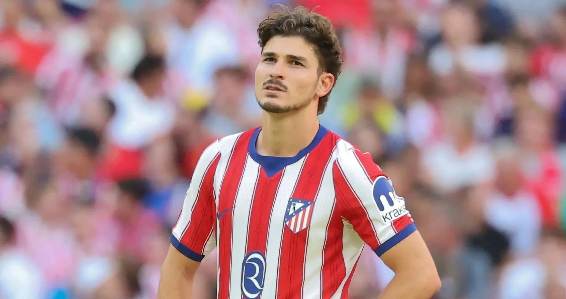 Jugador de Atlético de Madrid en el campo
