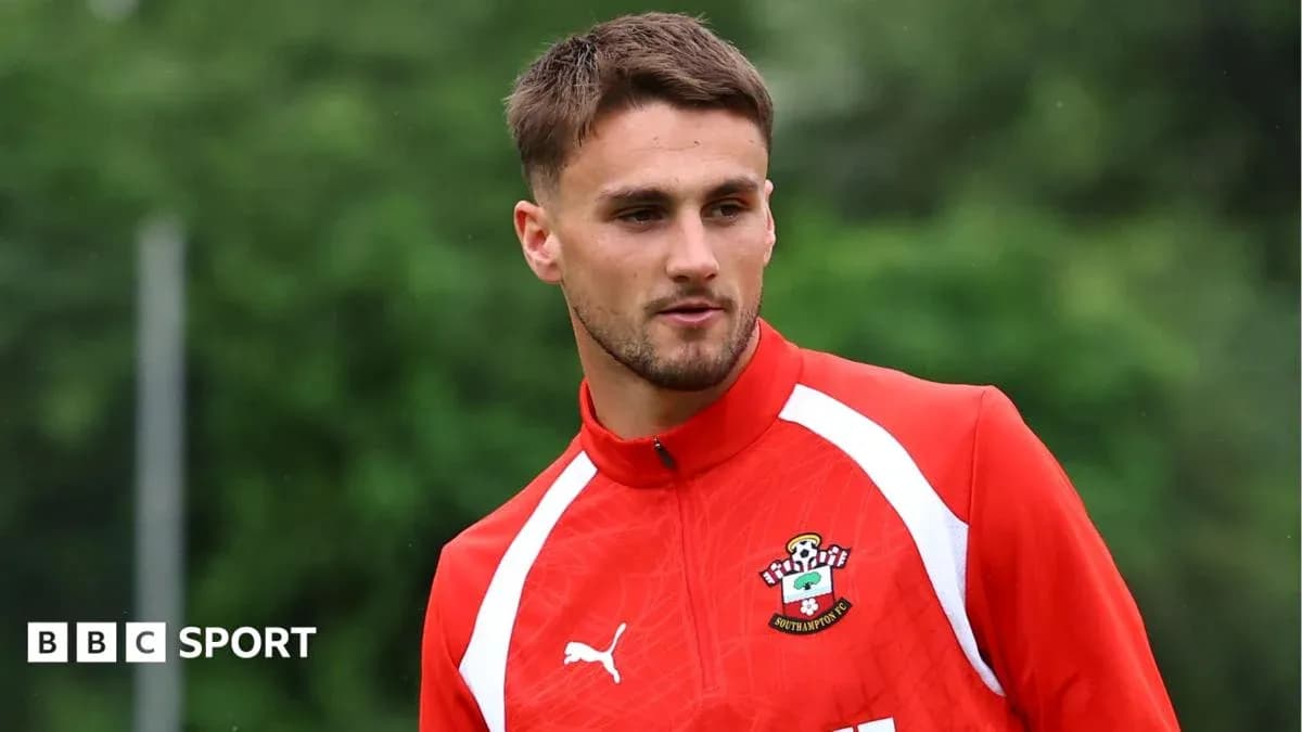 Jugador de Southampton FC en entrenamiento