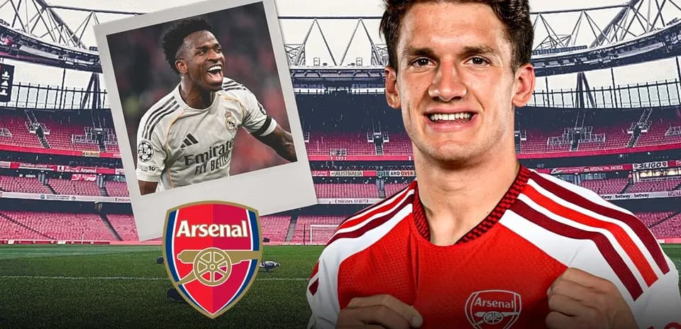 Jugadores de Arsenal y Real Madrid en estadio vacío