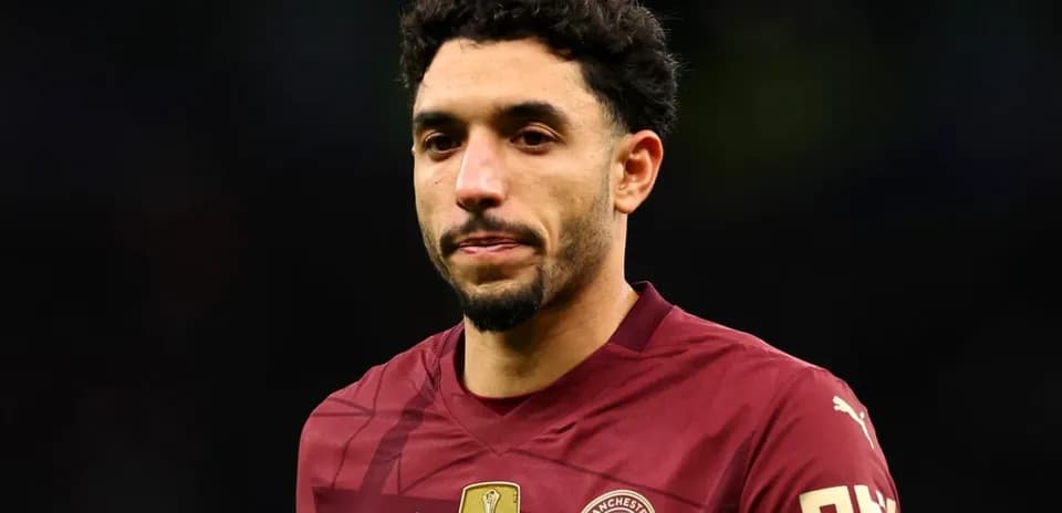 Jugador de Manchester City en el campo de juego